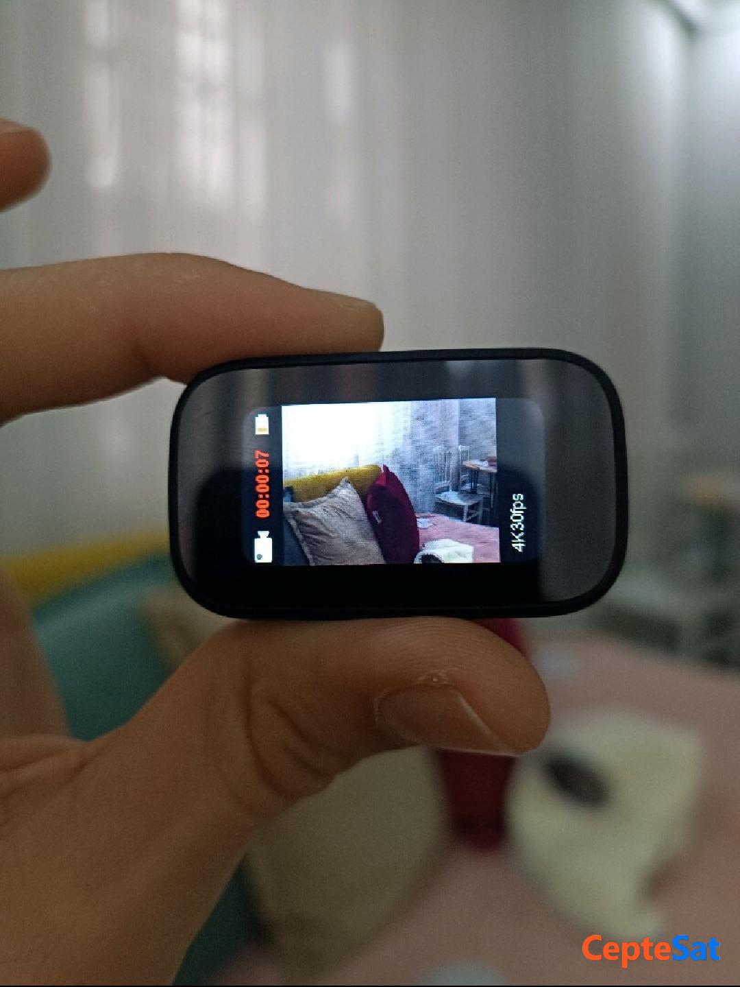 Aksiyon Kamerası (Bood Zeus 4k dahili mikrofonlu mini aksiyon kamara